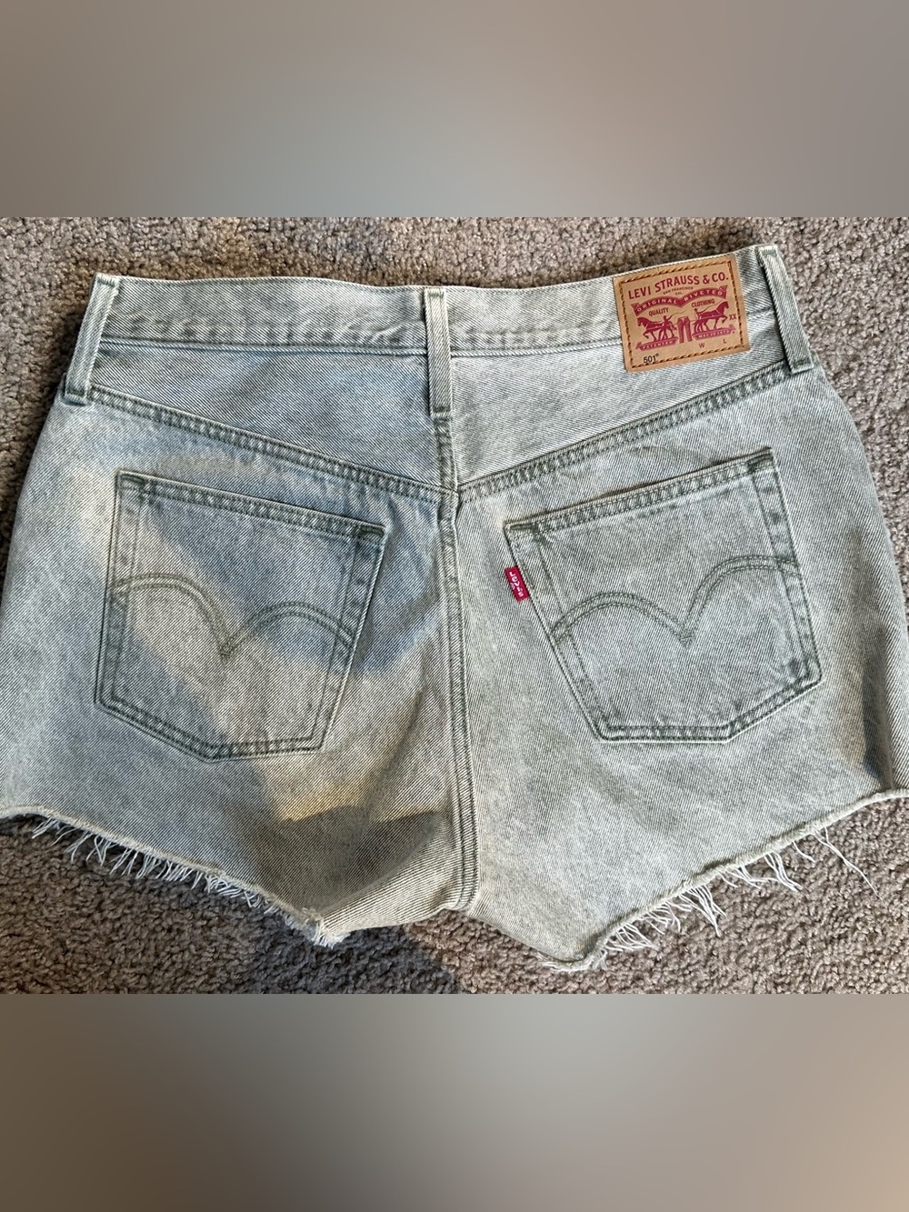 Women's Light Green Levi’s Shorts